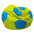 Бонн Кресло-мешок (рогожка нео, зеленый/голубой)