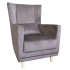 Кресло интерьерное 1 кат. темно - коричневый