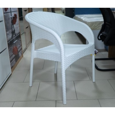 Кресло Ратан Ола Дом (белый)
