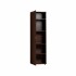 Шерлок 71  (прихожая) Шкаф для одежды и белья орех шоколадный левый