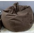 Купер Кресло-мешок XL велюр коричневый люкс