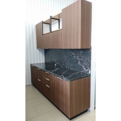 Кухня Альберо дуб темный 2,4м